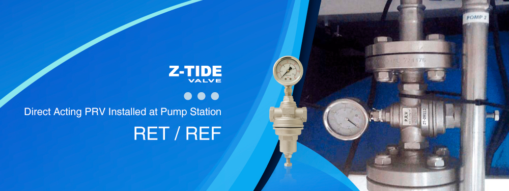 벨기에 펌프장용 Z-Tide 직동식 감압 밸브(PRV)