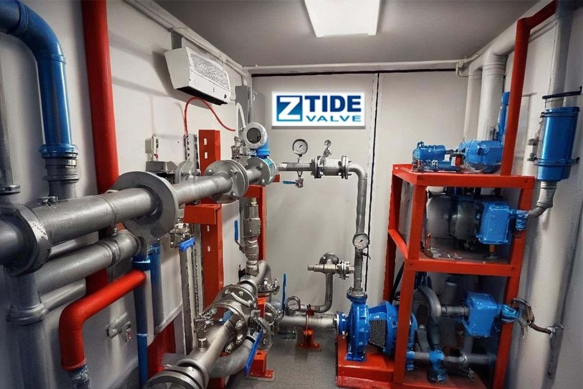 폼 혼합 시스템용 파일럿 제어 PRV (압력 감소 밸브)