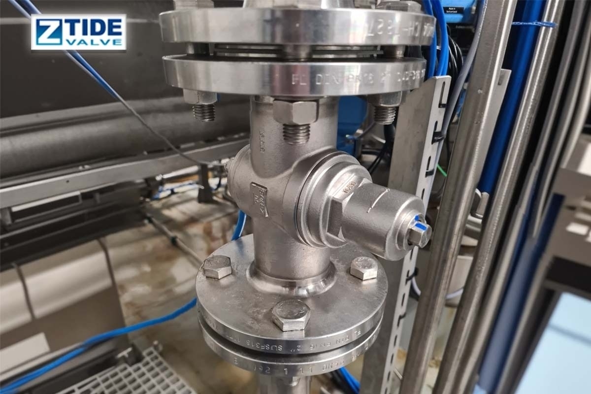 해수 배관용 듀플렉스 스테인리스 스틸 압력 감소 밸브 (PRV)