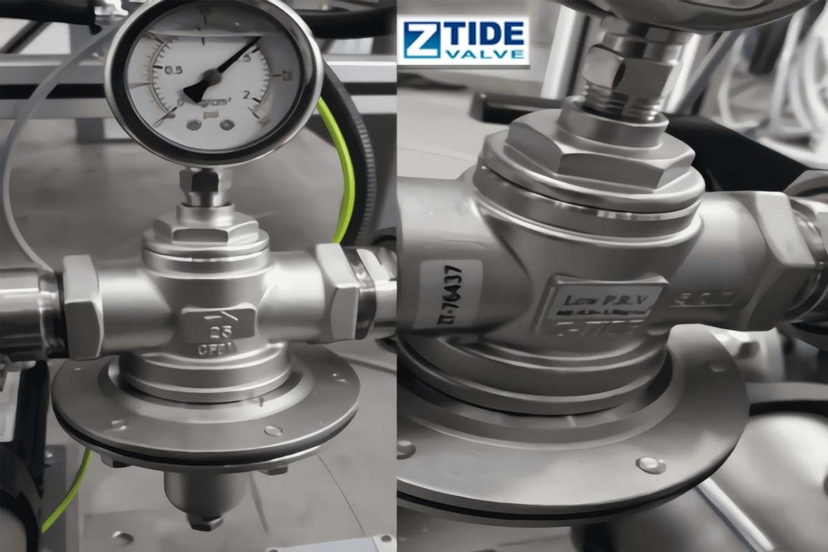 화학 배관용 직동 저압 릴리프 밸브